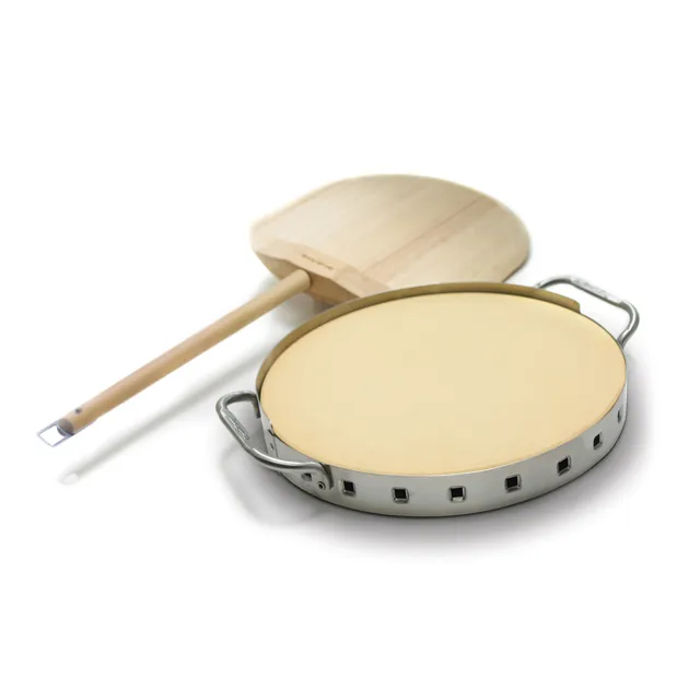 broil-king-pizza-stone-grill-set-pizzastein-33-cm-mit-schieber image 1