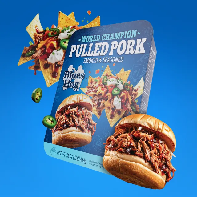 blues-hog-meat-bbq-pulled-pork-schweinefleisch-1-lb-gegart image 1