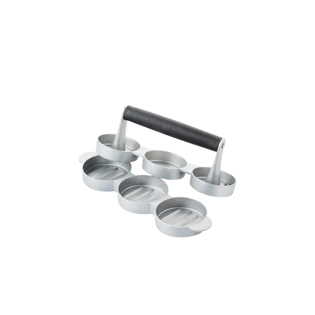 barbecook-buddy-mini-hamburgerpresse-3-burger-grillzubeh-r image 1