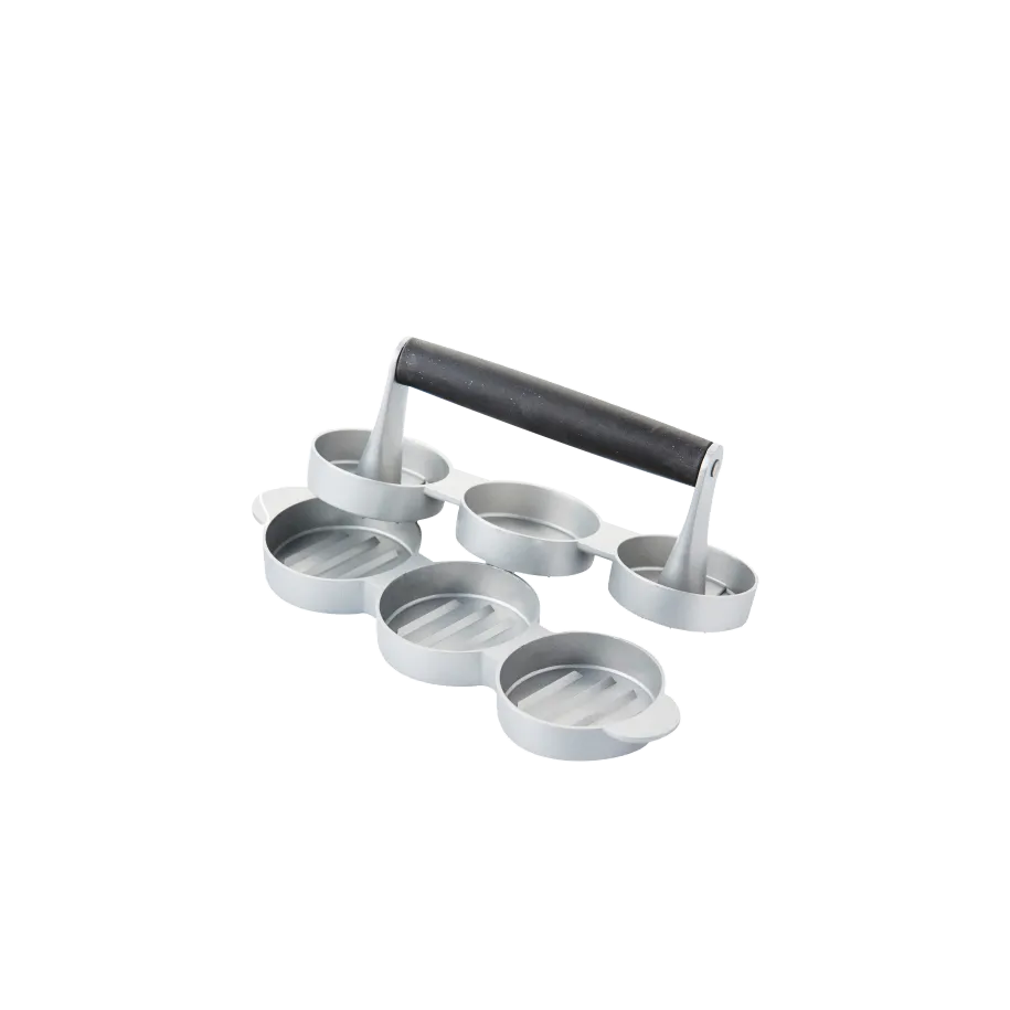 barbecook-buddy-mini-hamburgerpresse-3-burger-grillzubeh-r image 1