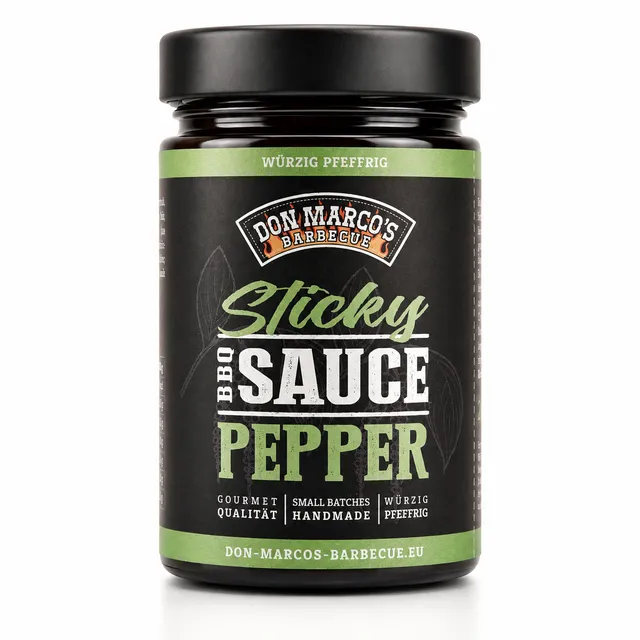 don-marco-s-bbq-sauce-sticky-pepper-sauce-260ml-glas image 1