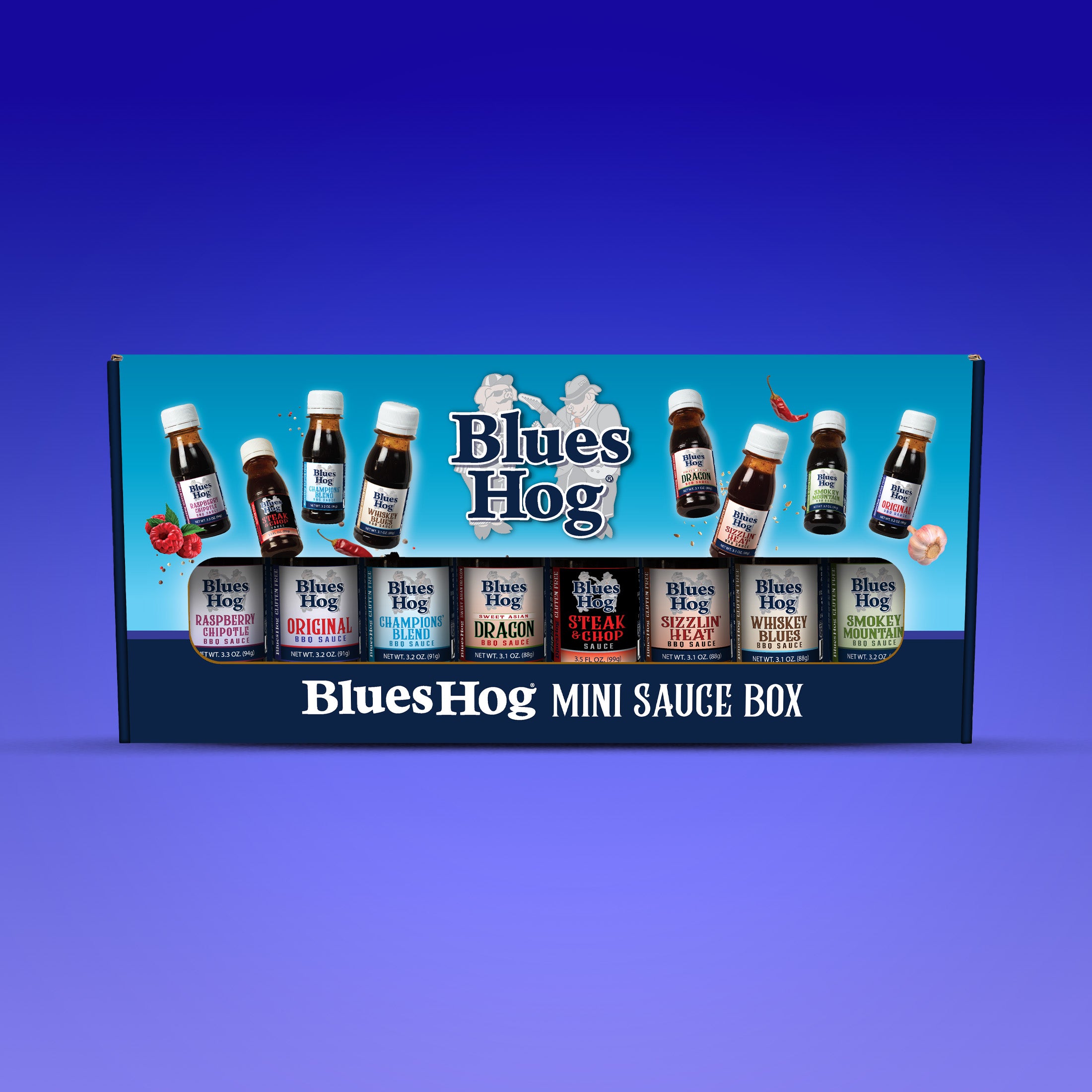 blues-hog-mini-bbq-sauce-gift-box-8x85g-suess-rauchig image 1