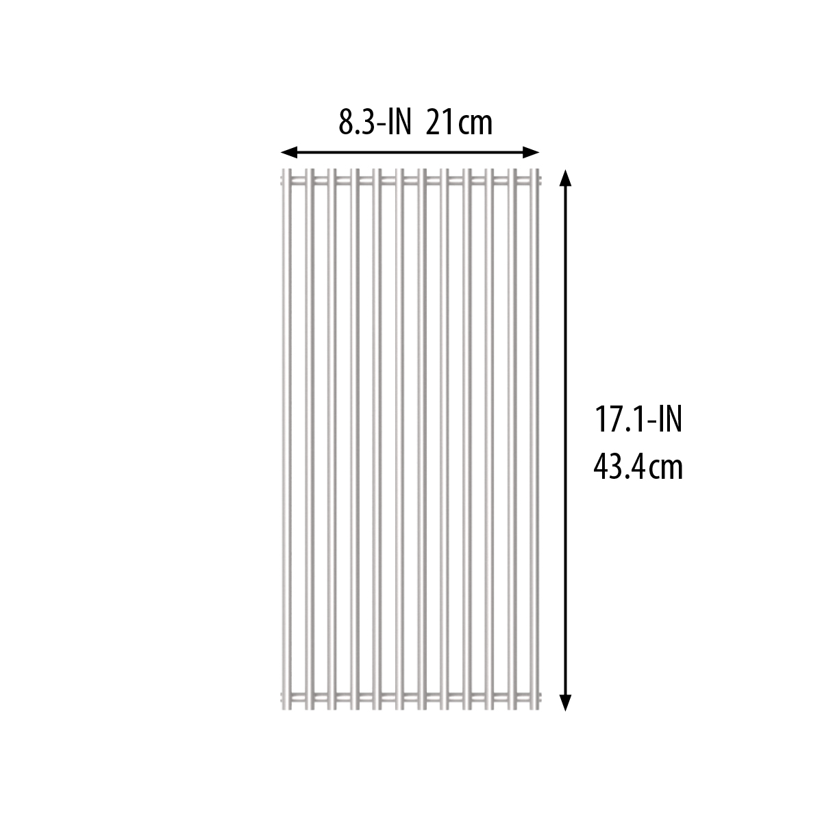 broil-king-sovereign-grillrost-edelstahl-9mm-43x21cm image 2