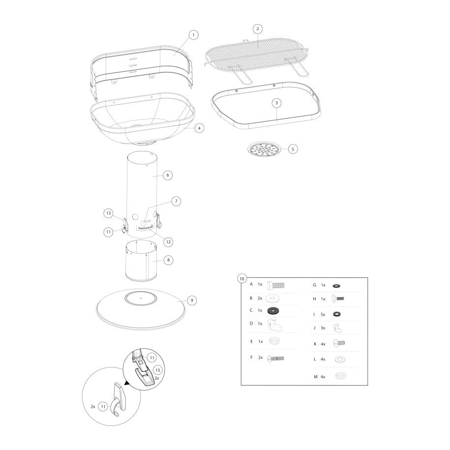 barbecook-loewy-55-holzkohlegrill-55-cm-emailliert image 3