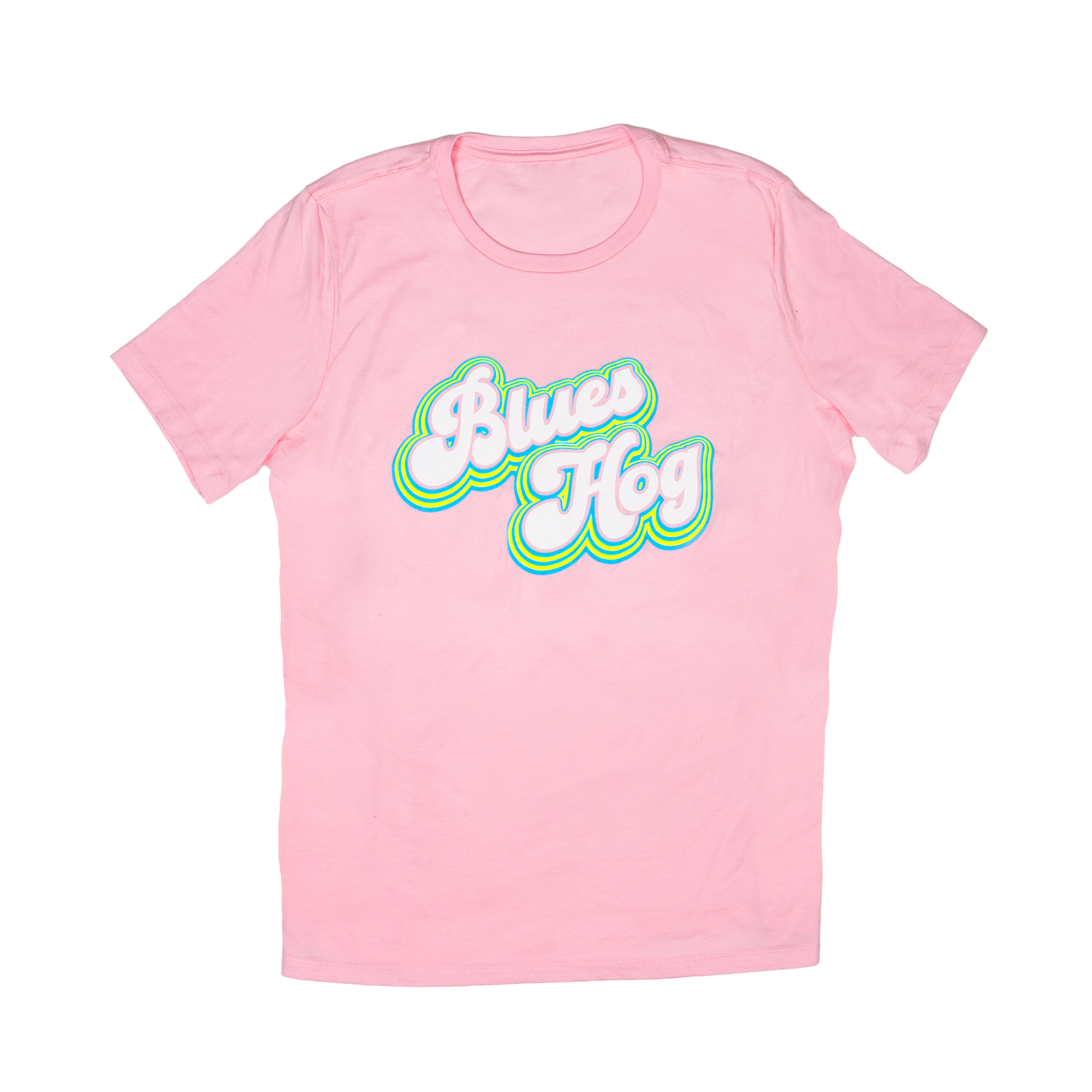 blues-hog-outline-t-shirt-2xl-baumwolle-pink image 1