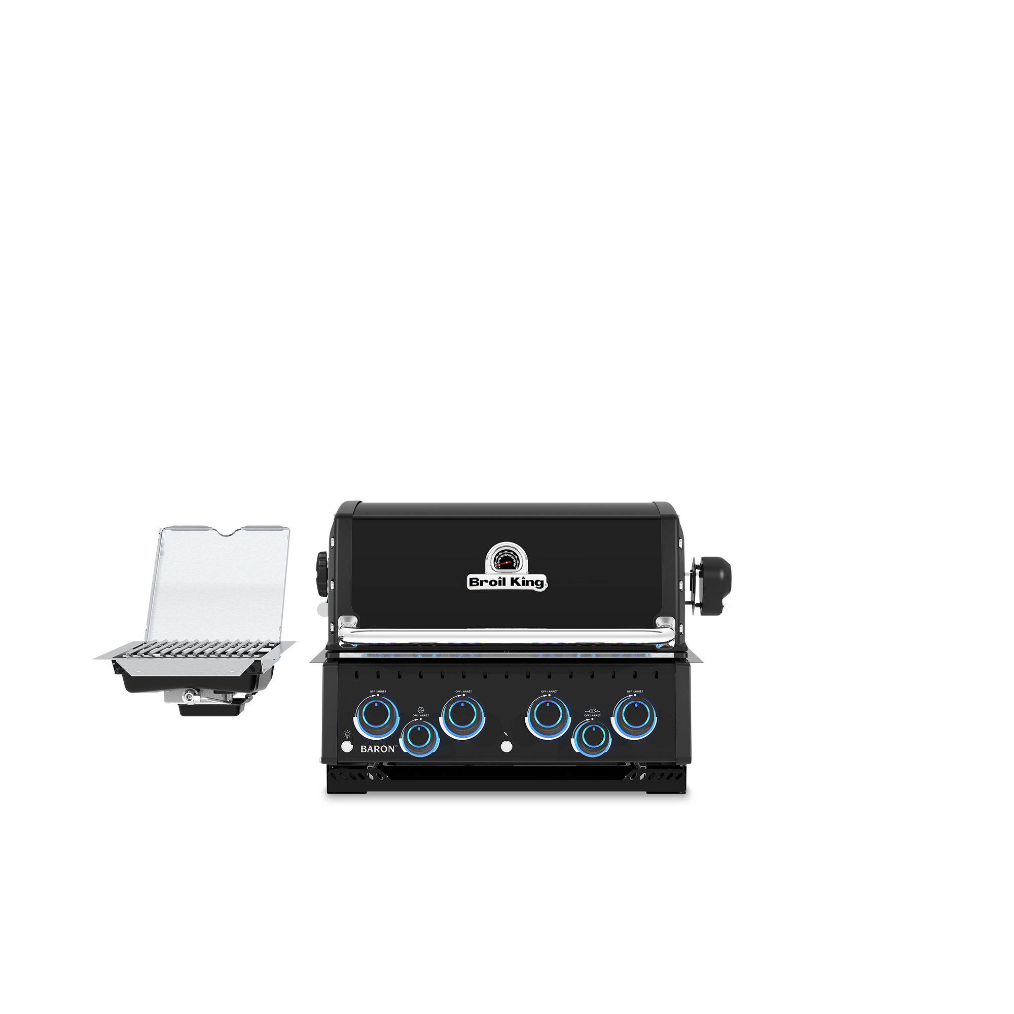 broil-king-baron-490-shadow-ir-einbaugrill-gas-71-cm image 1