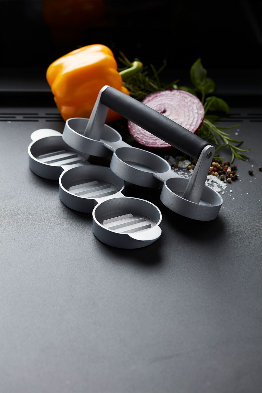 barbecook-buddy-mini-hamburgerpresse-3-burger-grillzubeh-r image 7