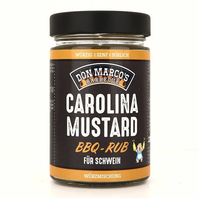 don-marco-s-carolina-mustard-bbq-rub-220g-glas-senf image 1