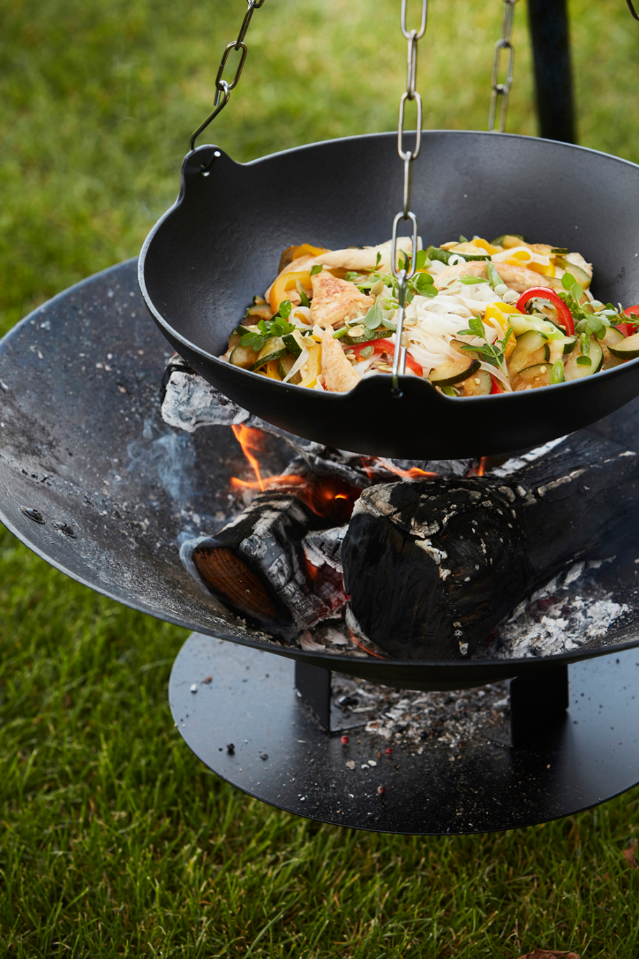 barbecook-junko-gusseisen-wok-grillpfanne-gusseisen image 5