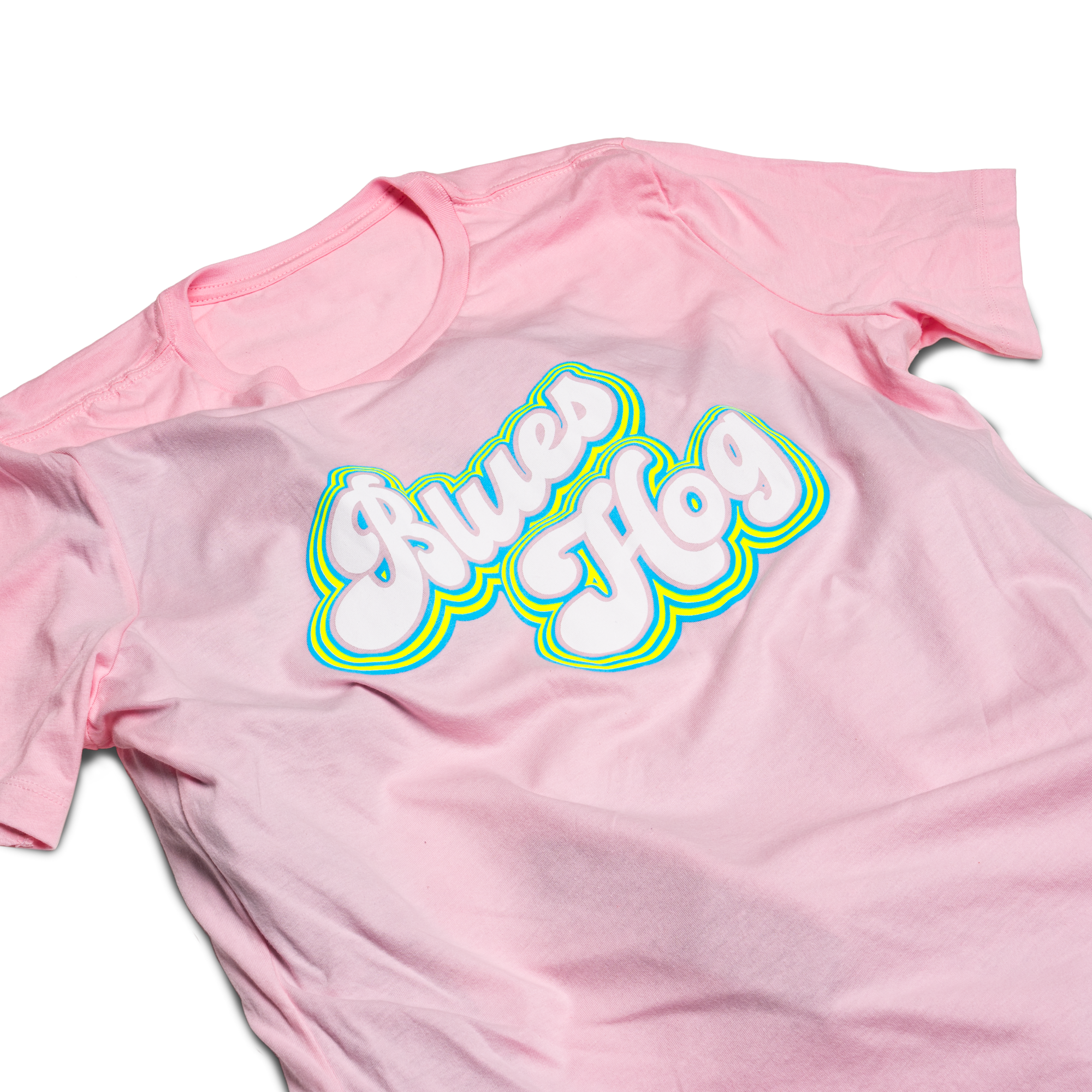 blues-hog-outline-t-shirt-2xl-baumwolle-pink image 3