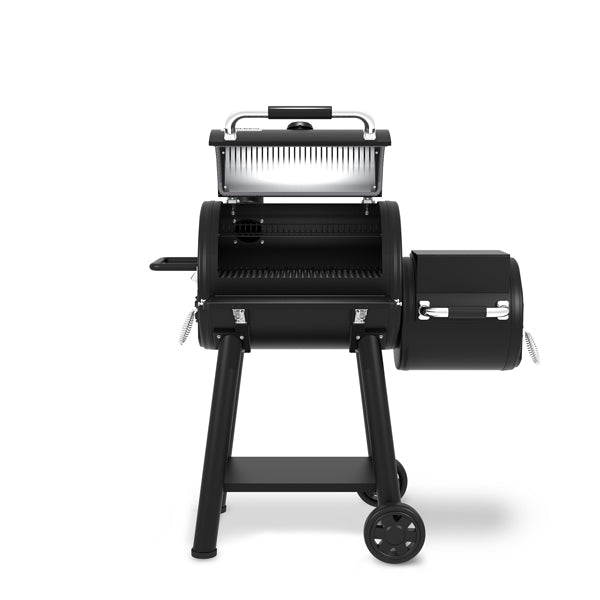 broil-king-regal-400-holzkohlegrill-offset-smoker-guss image 2