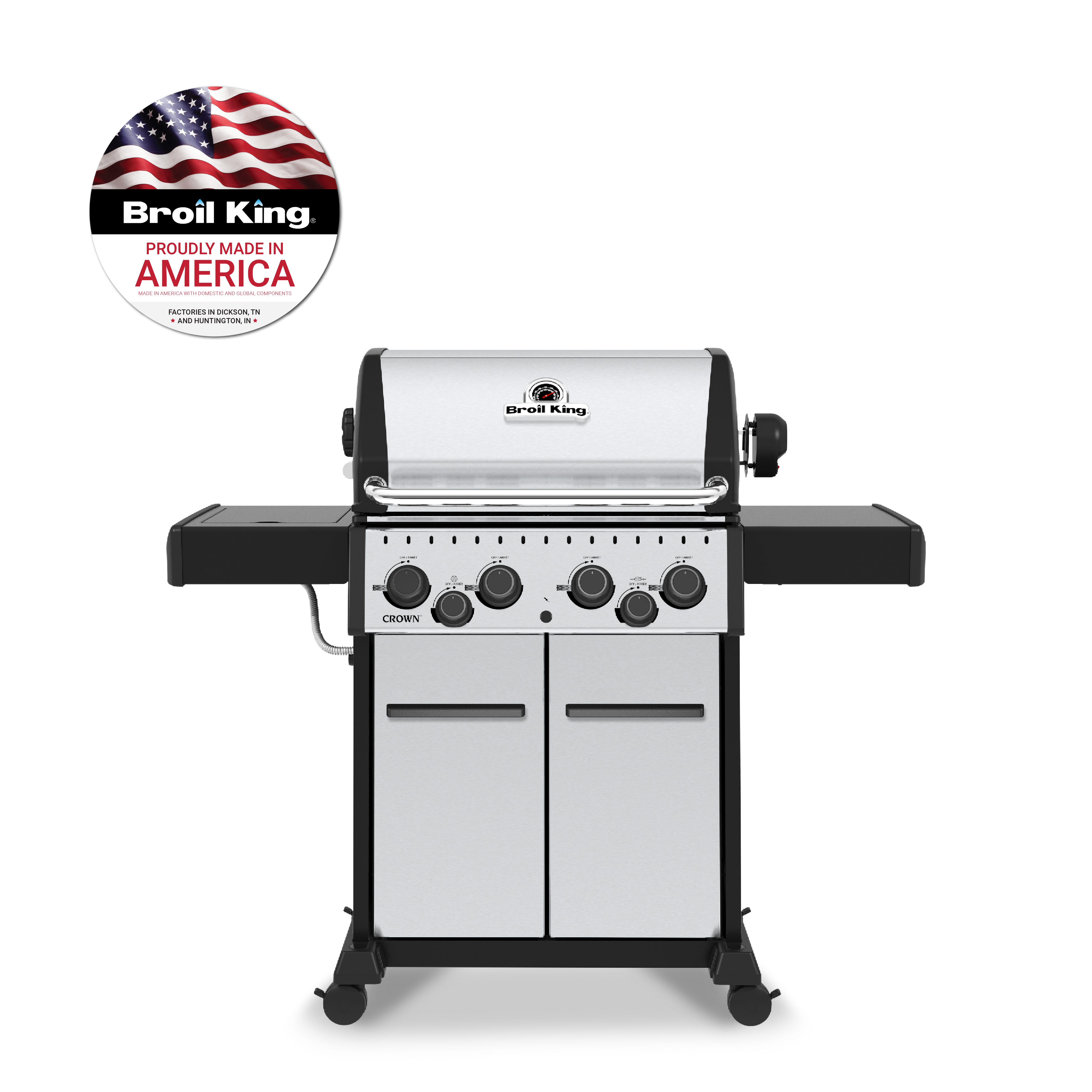 broil-king-crown-s-490-gasgrill-propan-4-brenner-gussrost image 1