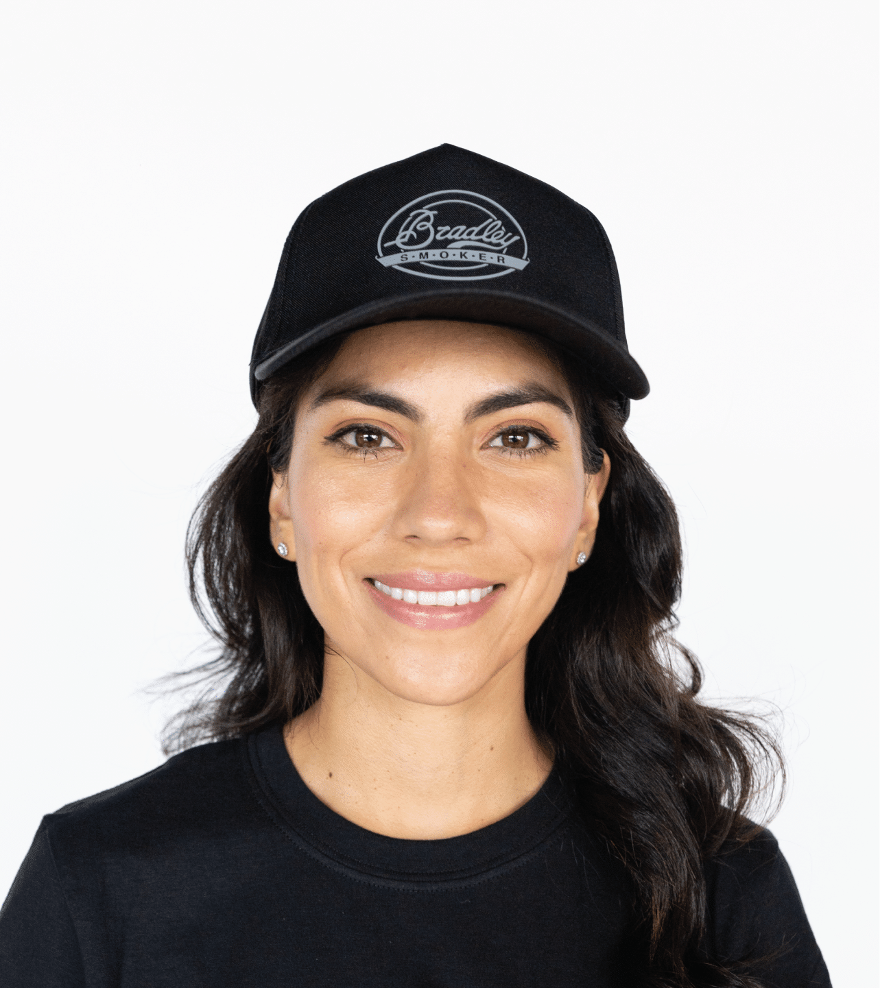bradley-smoker-baseball-cap-kappe-schwarz-snapback-polyester image 1