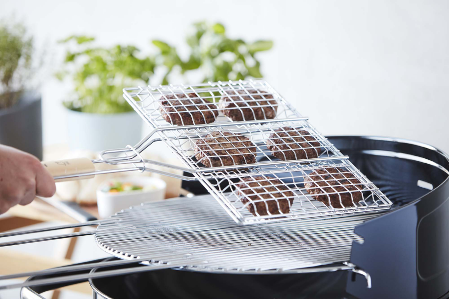 barbecook-buddy-hamburger-grill-grillkorb-f-r-burger-edelstahl image 8