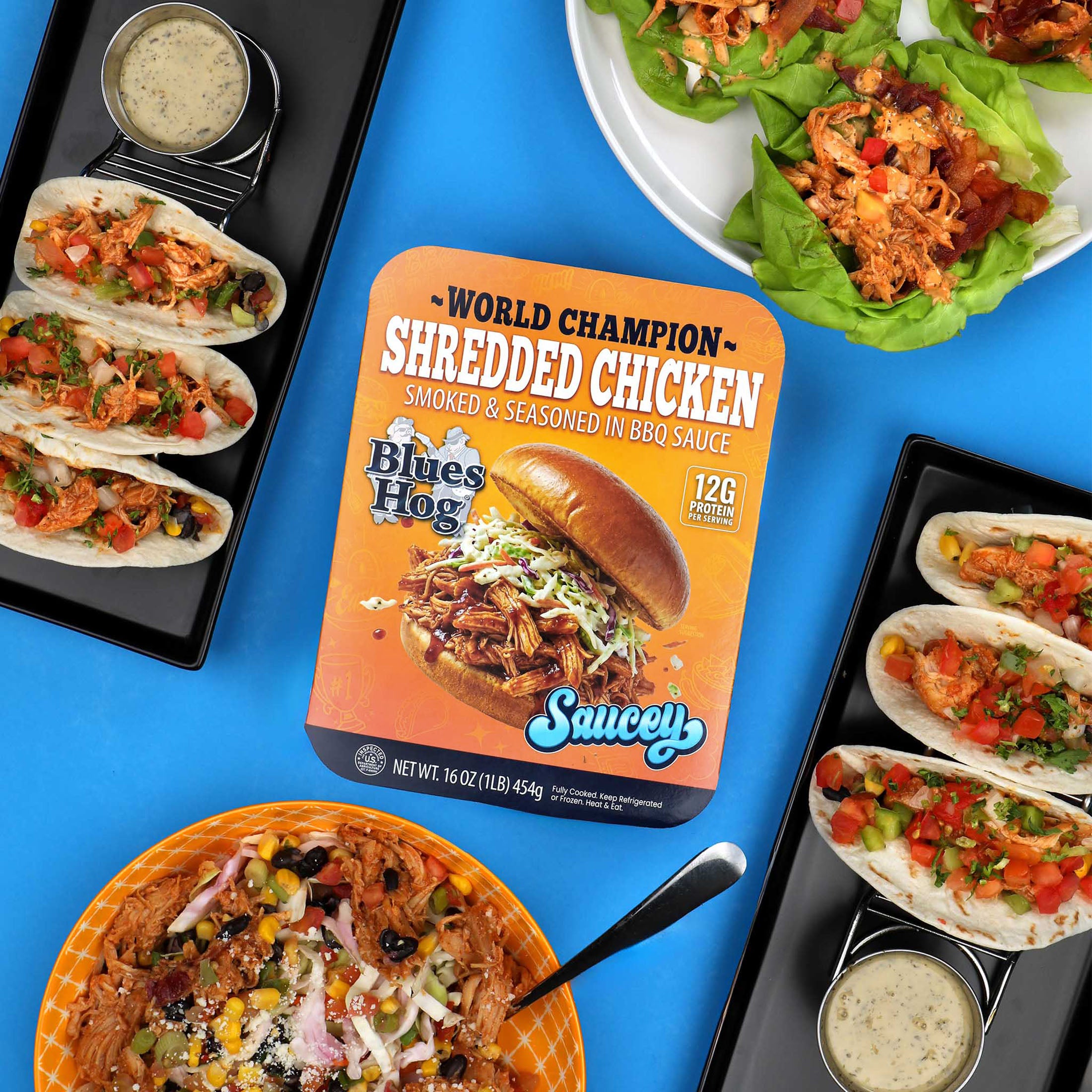 blues-hog-pulled-chicken-ger-uchert-gezupft-1-lb image 2