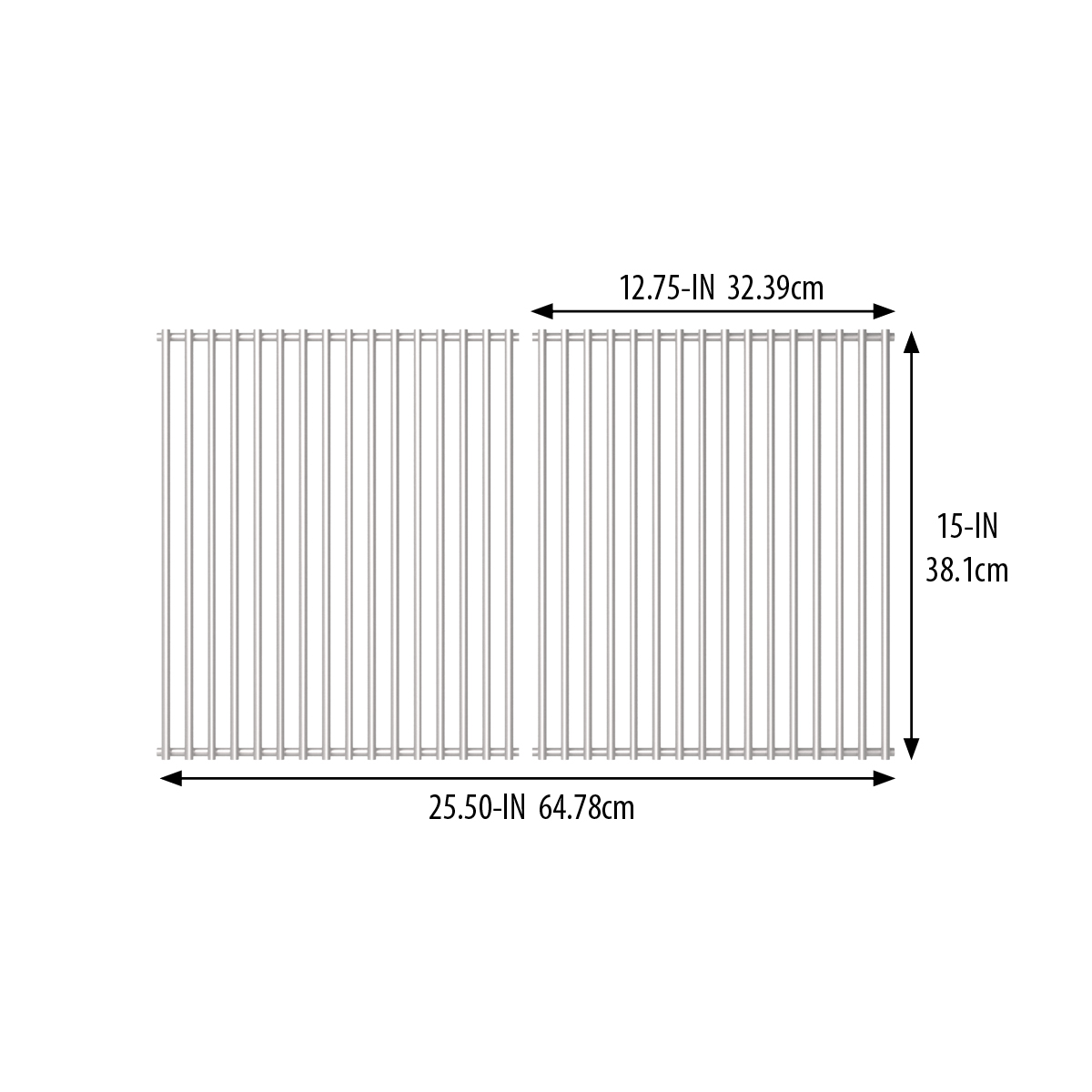 broil-king-grill-parts-cooking-grids-edelstahlrost-38x32-5-cm image 3