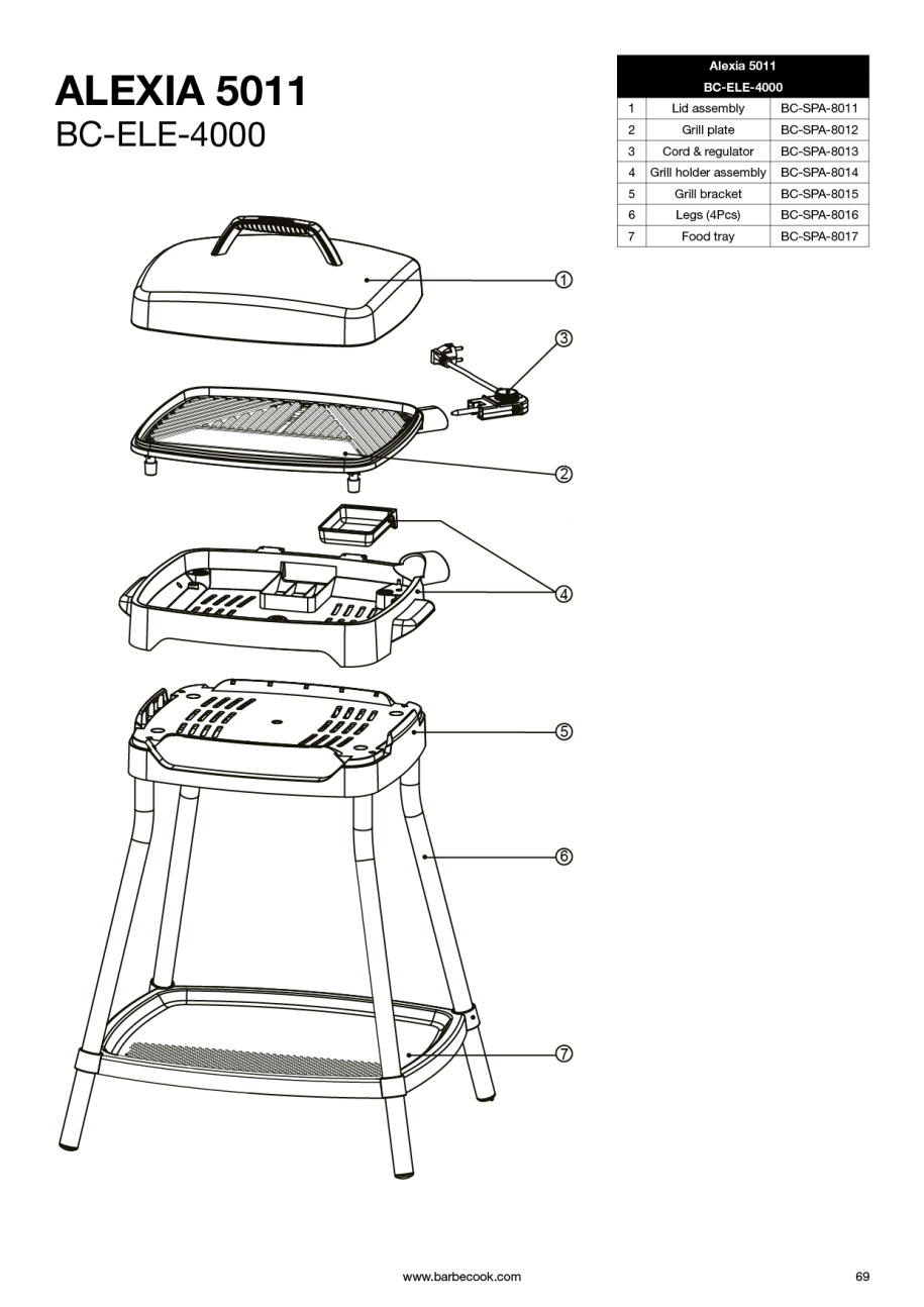 barbecook-alexia-5011-elektrogrill-f-r-4-personen image 3