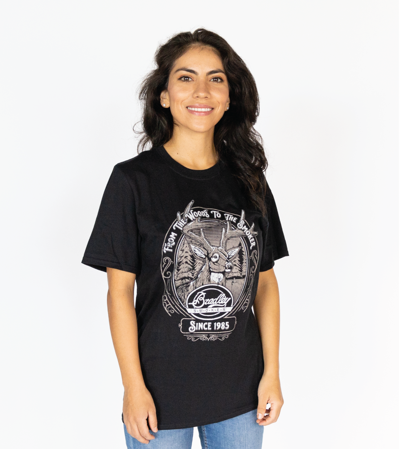 bradley-smoker-bbq-smoking-deer-t-shirt-schwarz-gr-e-l image 1