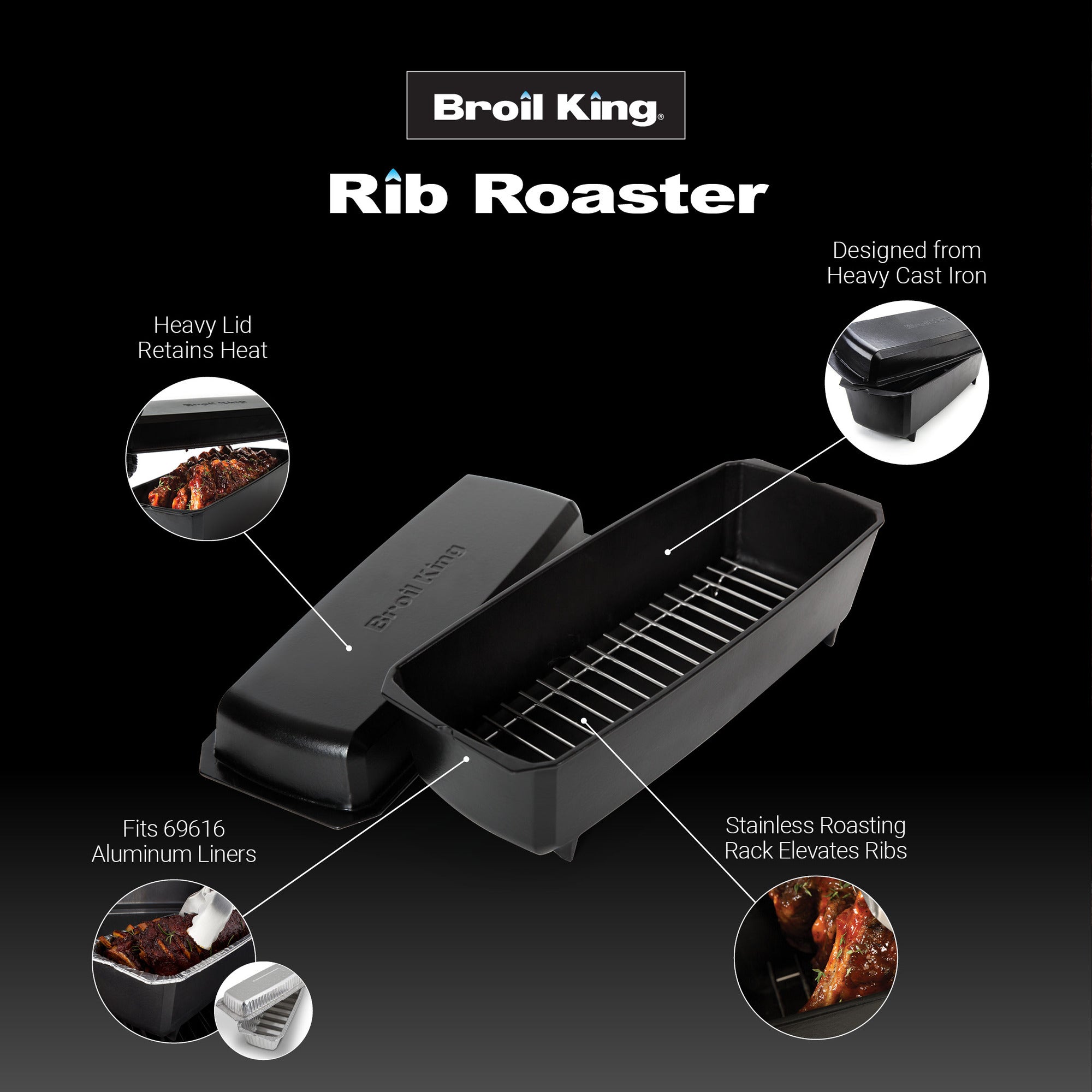 broil-king-grill-accessories-rib-roaster-rippchenbr-ter-gusseisen image 3