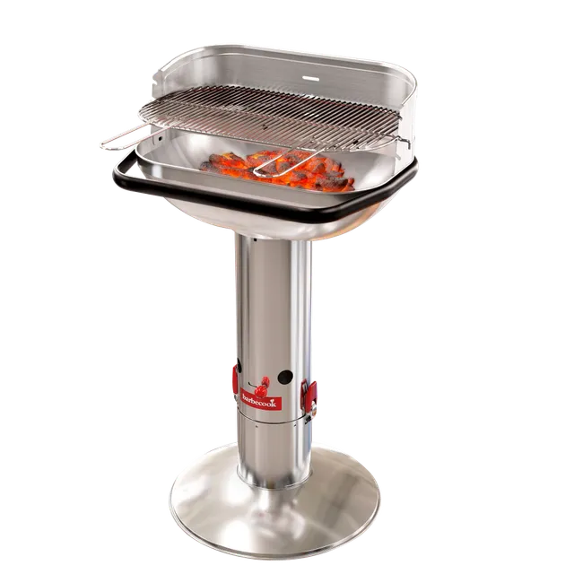 barbecook-loewy-55-sst-holzkohlegrill-55-cm-edelstahl image 1