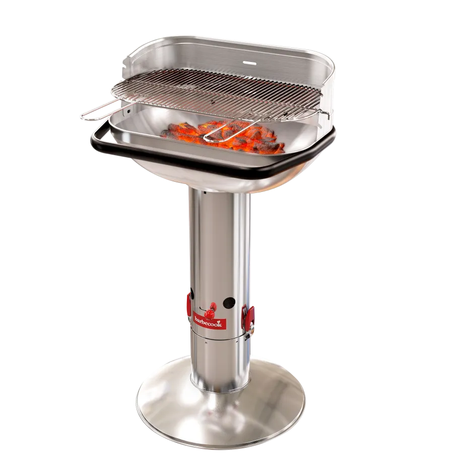 barbecook-loewy-55-sst-holzkohlegrill-55-cm-edelstahl image 1