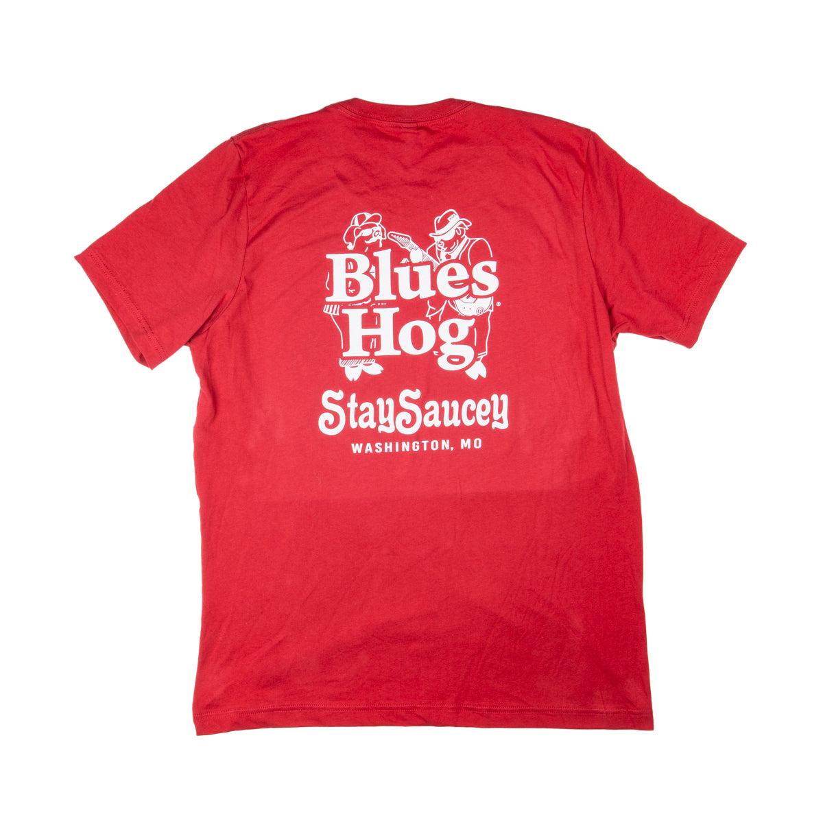 blues-hog-bbq-soul-t-shirt-herren-cardinal-l-baumwolle image 2