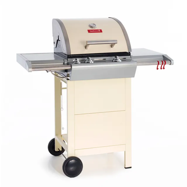 barbecook-impuls-3-0-ceram-grill-snow-holzkohle image 1