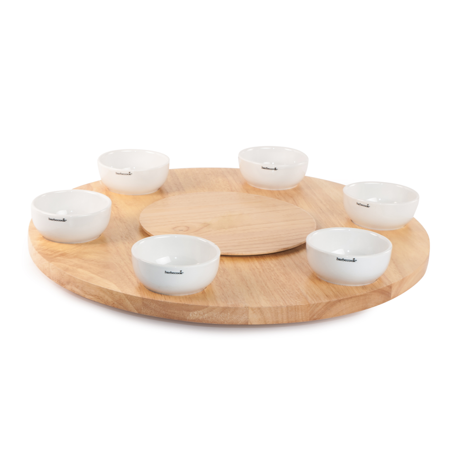 barbecook-joya-drehteller-gummi-holz-mit-6-schalen image 3