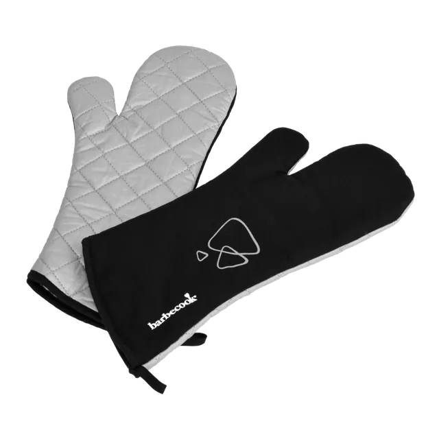 barbecook-buddy-grillhandschuhe-schwarz-lang-paar-hitzebest-ndig image 1