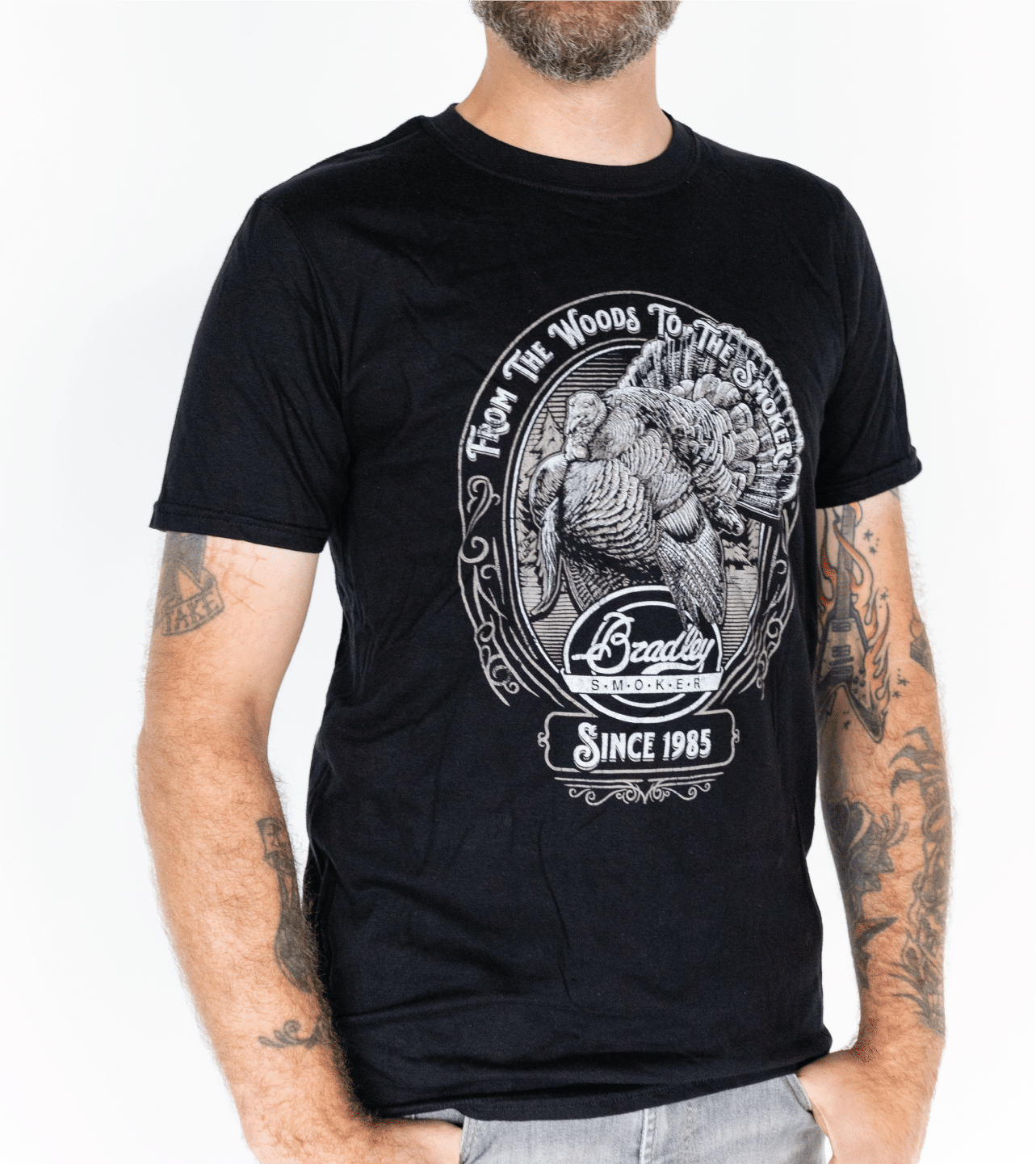 bradley-smoker-turkey-t-shirt-schwarz-gr-e-l-unisex image 7