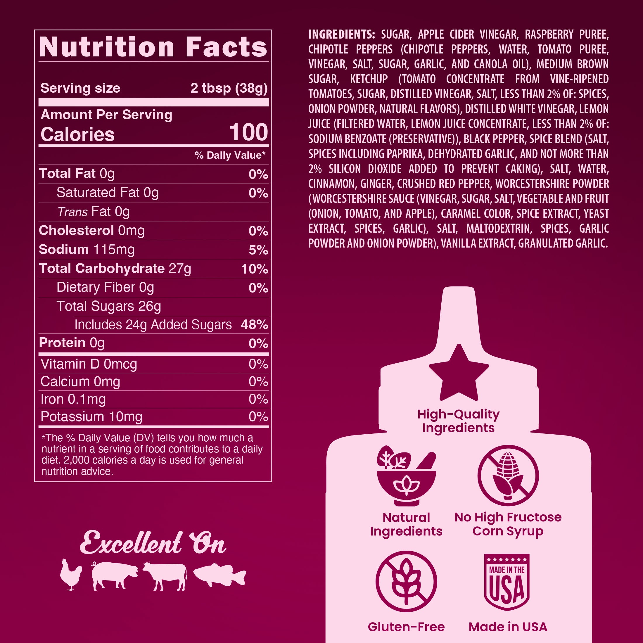 blues-hog-raspberry-chipotle-bbq-sauce-25oz-fruchtig image 5