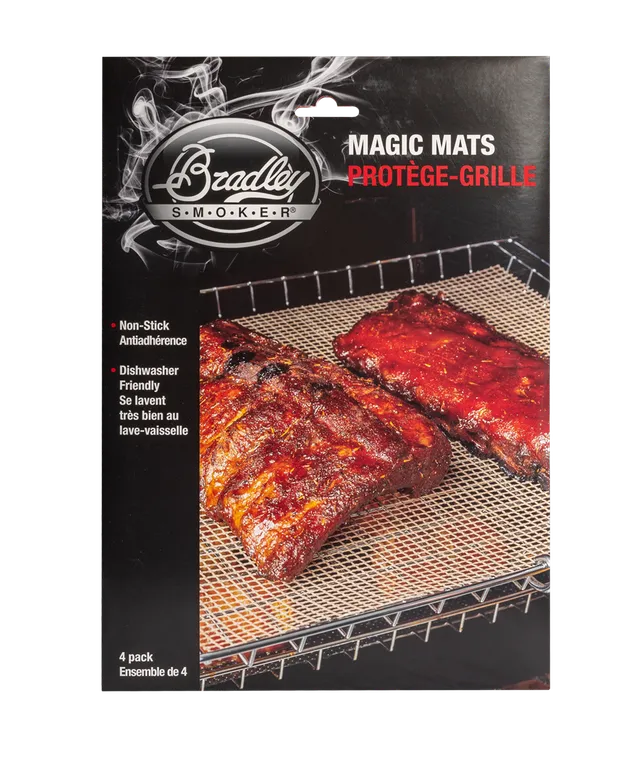 bradley-smoker-magic-mats-r-uchermatte-4er-set-beige-antihaft image 1