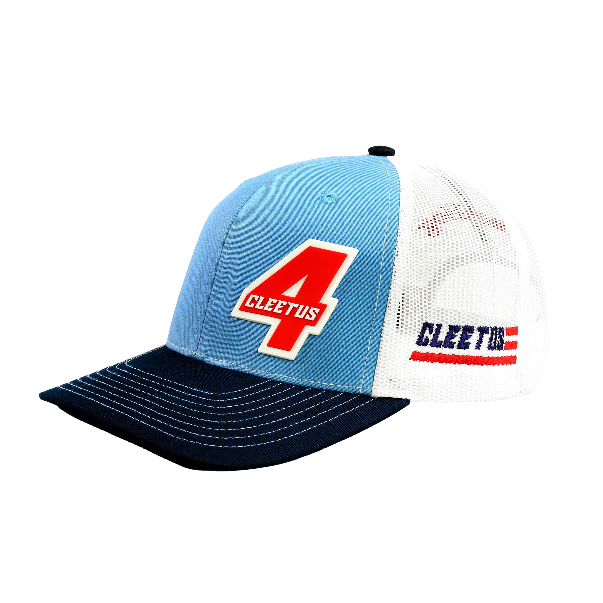 blues-hog-cleetus-4-trucker-cap-blau-wei-navy image 2