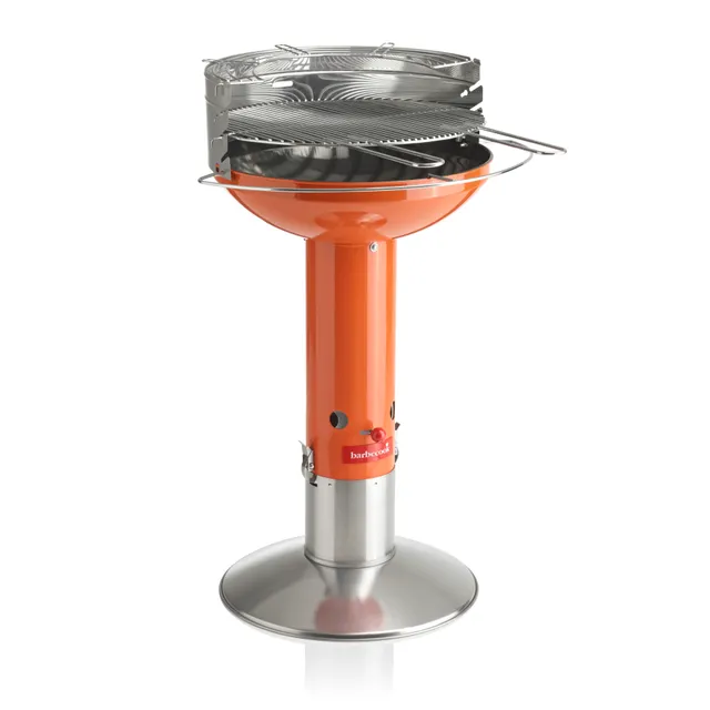 barbecook-magnus-major-sunset-holzkohlegrill-orange-emaille image 1