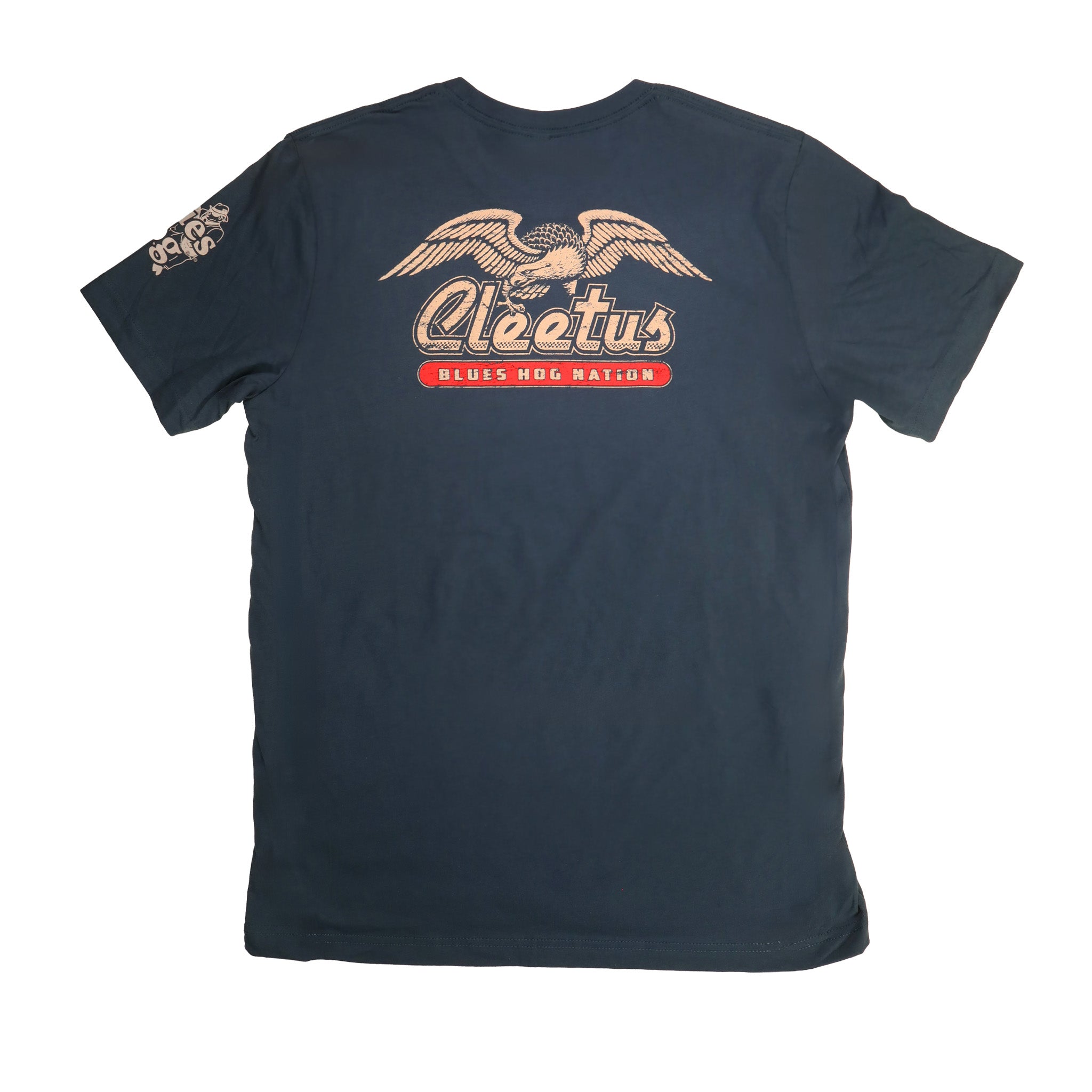 blues-hog-cleetus-bald-eagle-t-shirt-vintage-navy-bau image 2