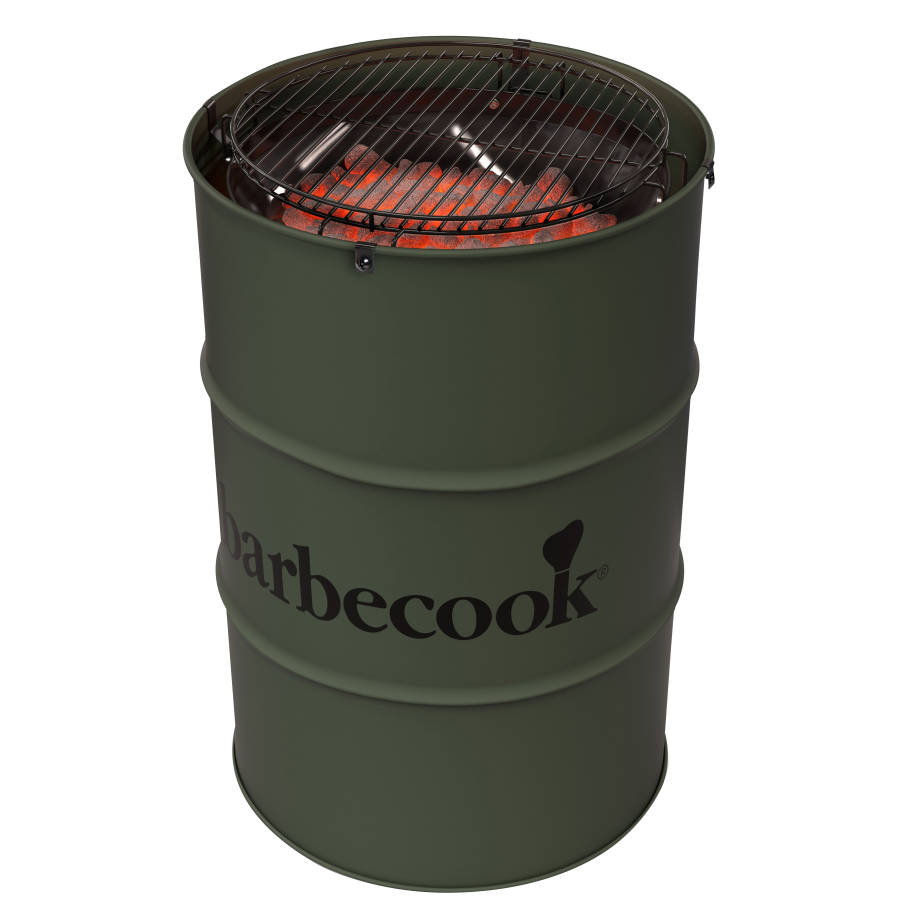 barbecook-edson-holzkohlegrill-army-green-mit-tisch image 2