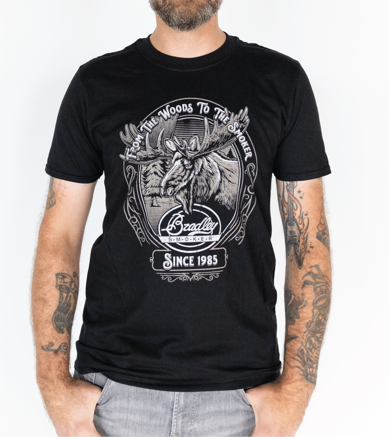 bradley-smoker-moose-t-shirt-bbq-shirt-schwarz-gr-l image 4