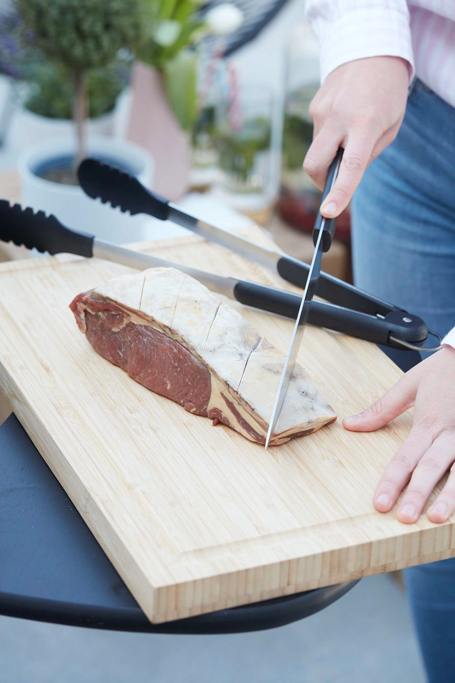 barbecook-buddy-olivia-grillzange-edelstahl-nylon-zange image 5