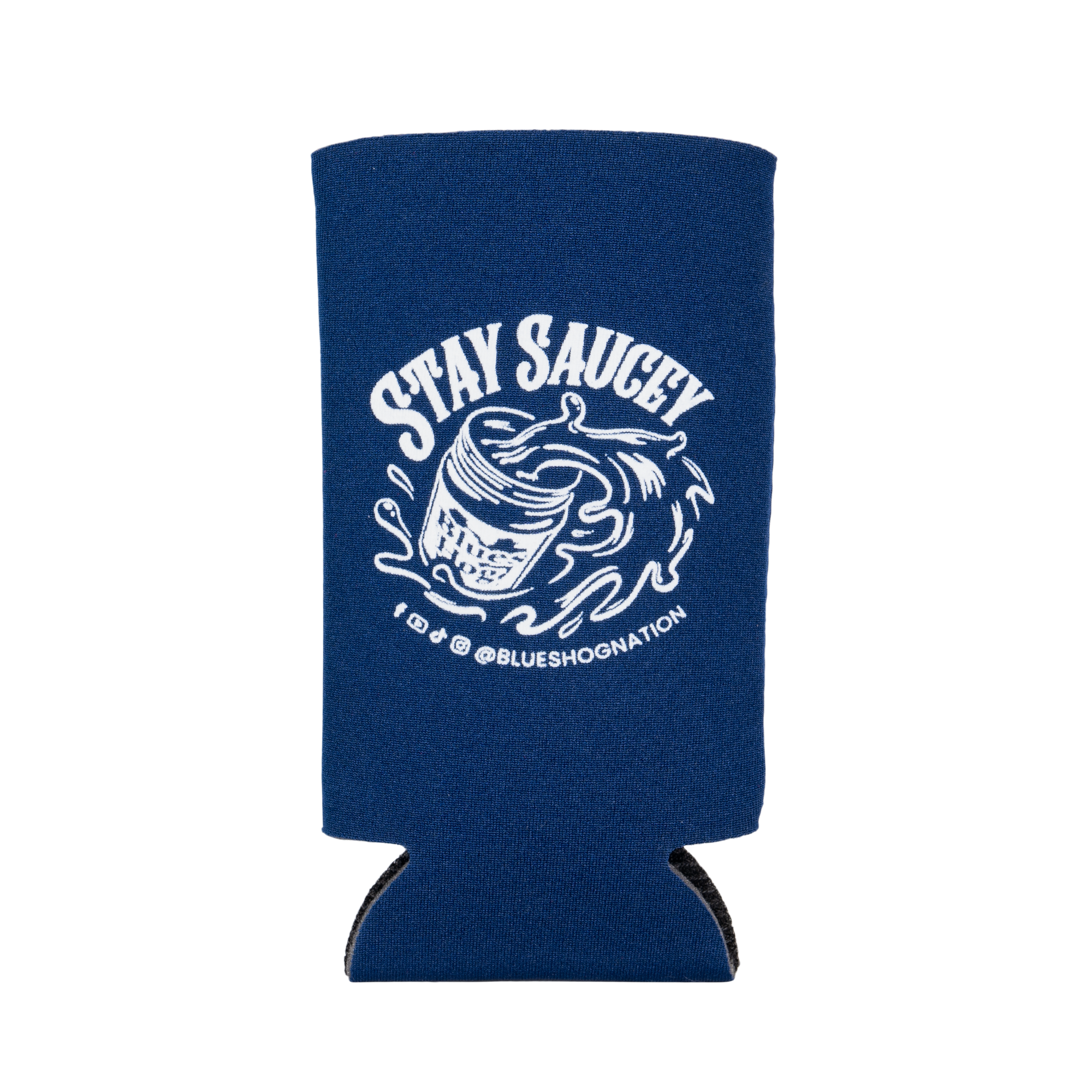blues-hog-stay-saucey-slim-koozie-dosenk-hler-rot-isoliert image 3