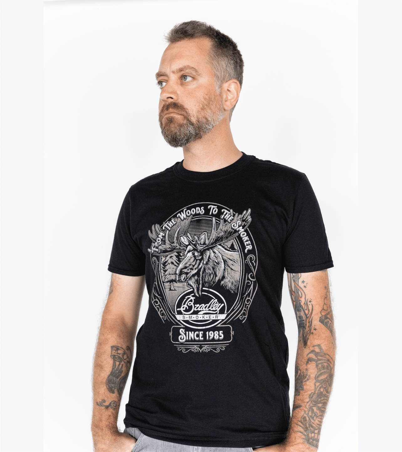 bradley-smoker-moose-t-shirt-bbq-shirt-schwarz-gr-l image 7