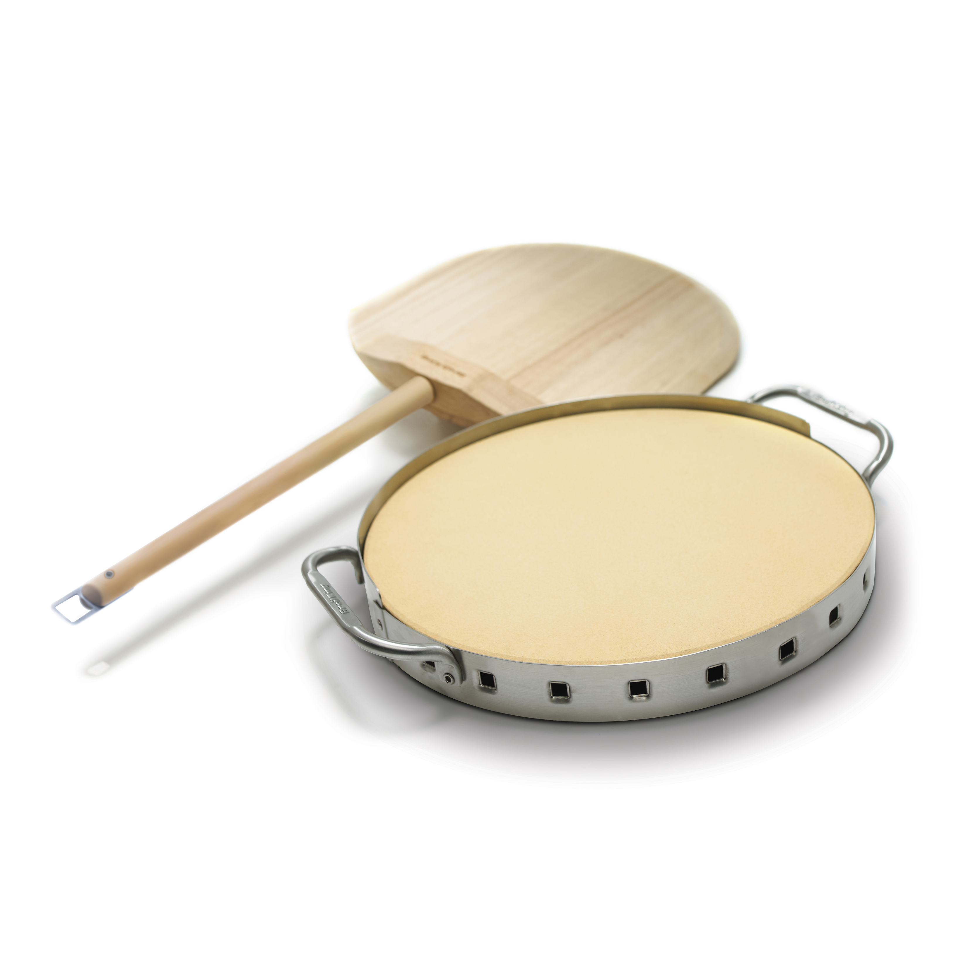 broil-king-pizza-stone-grill-set-pizzastein-33-cm-mit-schieber image 1