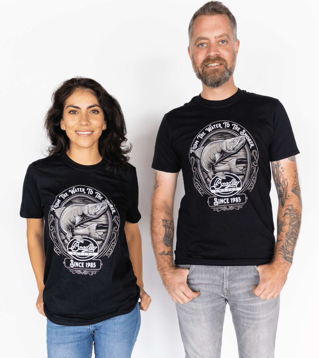 bradley-smoker-salmon-t-shirt-bbq-shirt-schwarz-gr-e-l image 5