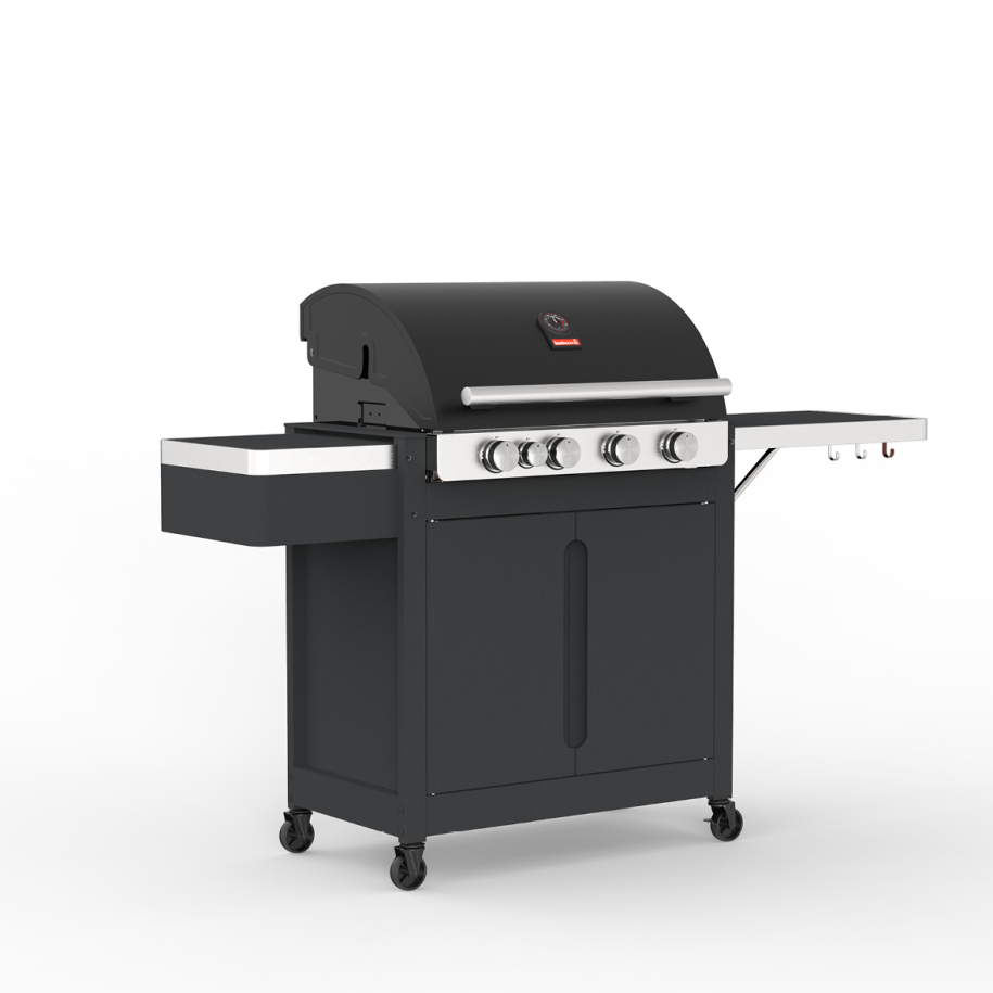 barbecook-stella-4311-gasgrill-schwarz-4-brenner image 4