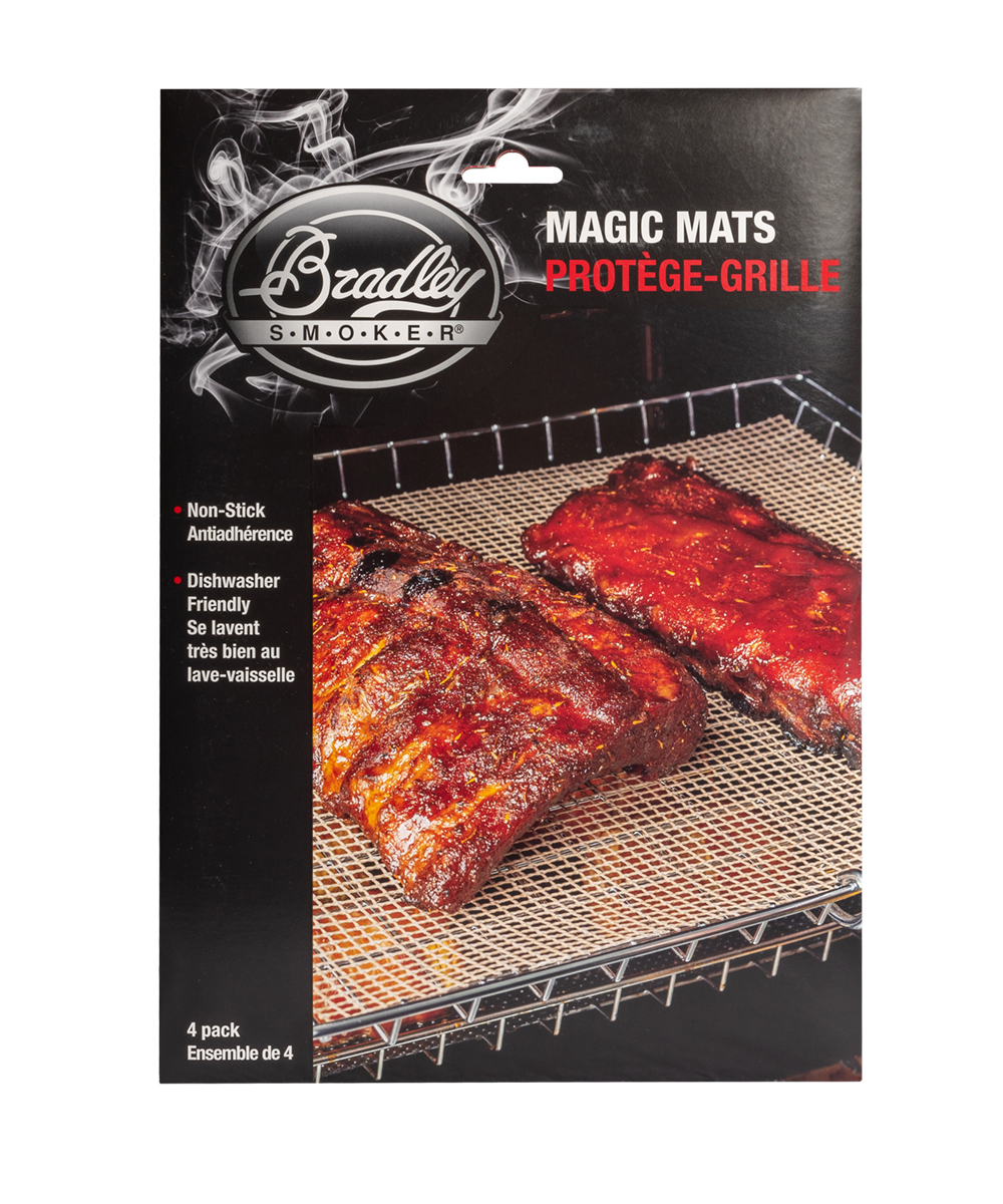 bradley-smoker-magic-mats-r-uchermatte-4er-set-beige-antihaft image 1