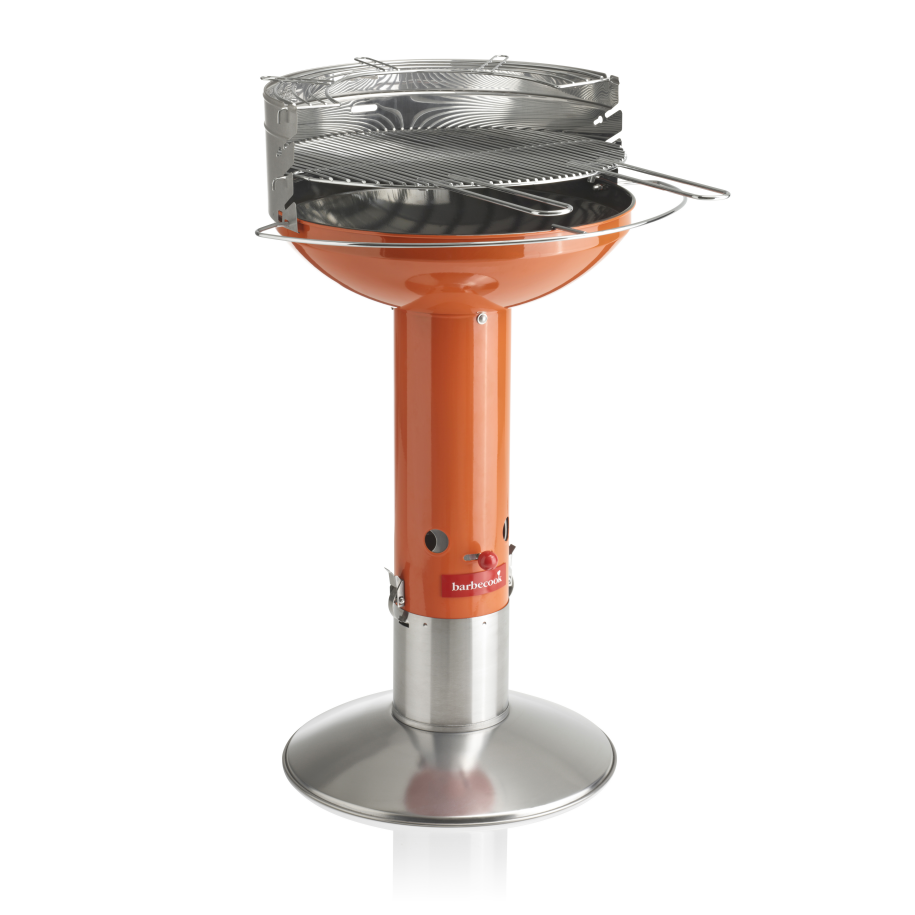barbecook-magnus-major-sunset-holzkohlegrill-orange-emaille image 1