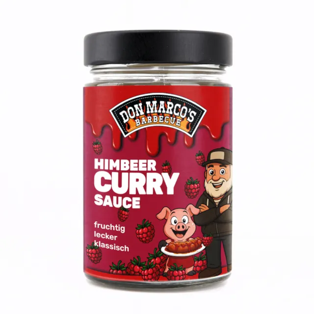 don-marco-s-bbq-sauce-himbeer-curry-grillsauce-250ml-glas-fruchtig image 1