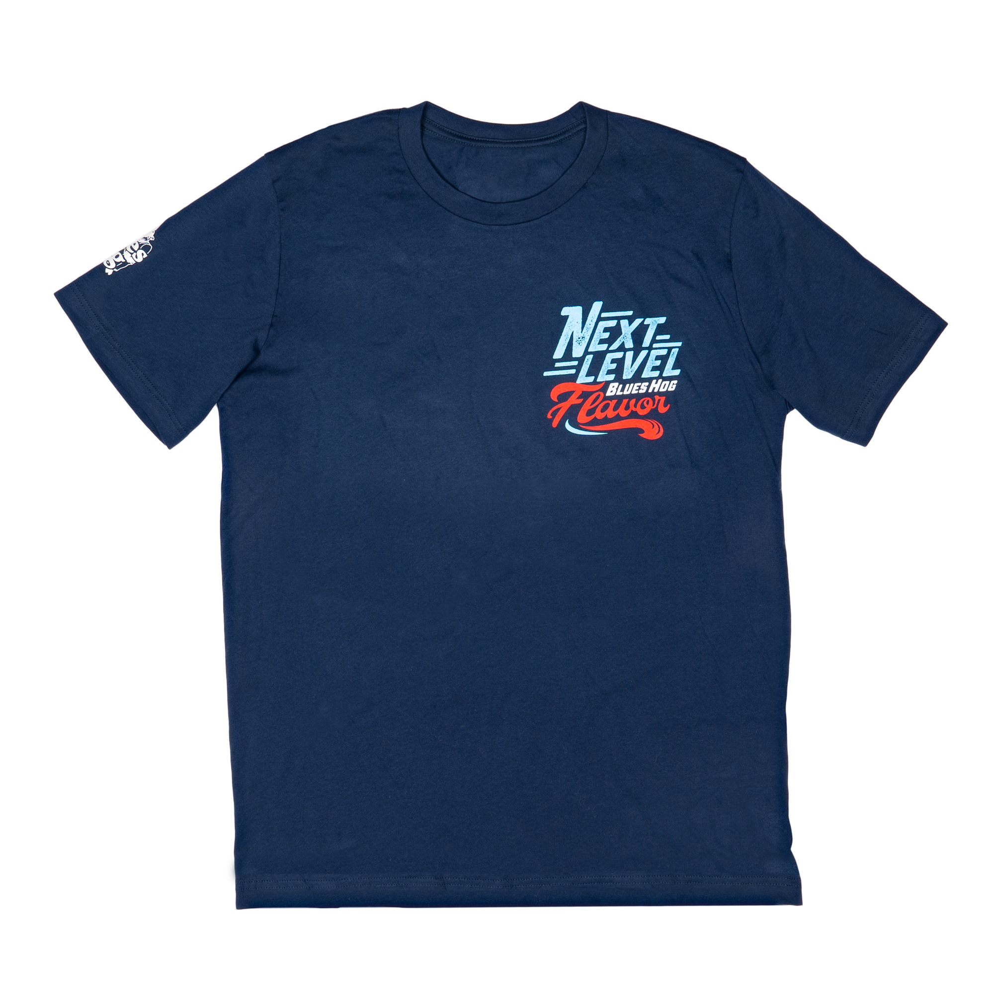 blues-hog-apparel-next-level-flavor-t-shirt-navy-baumwolle-small image 1