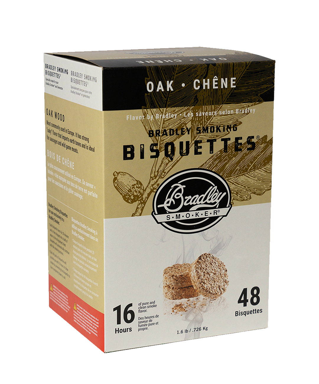 bradley-smoker-oak-bisquettes-48er-pack-r-ucherholz-eiche image 2