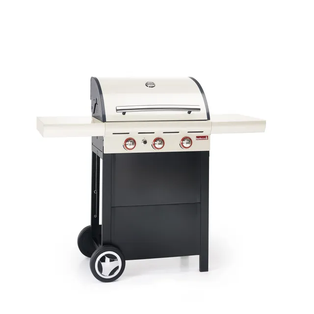 barbecook-spring-300-holzkohlegrill-creme-mit-deckel image 1
