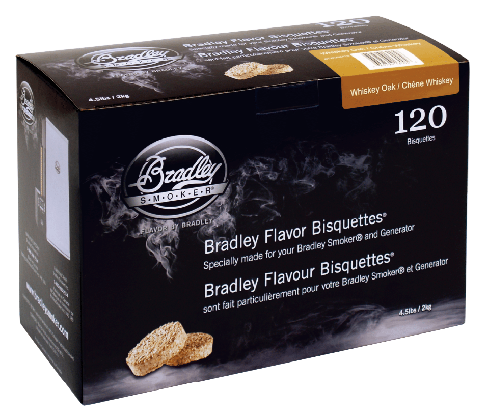 bradley-smoker-whiskey-oak-bisquettes-120-st-ck-r-ucherholz image 3